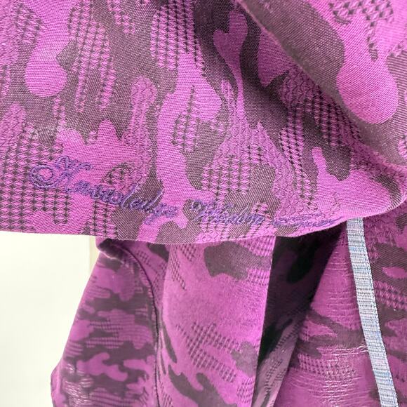 Robert Graham Woven Button Front Long Sleeve Shirt Glory Days Dark Purple  M - Picture 3 of 9